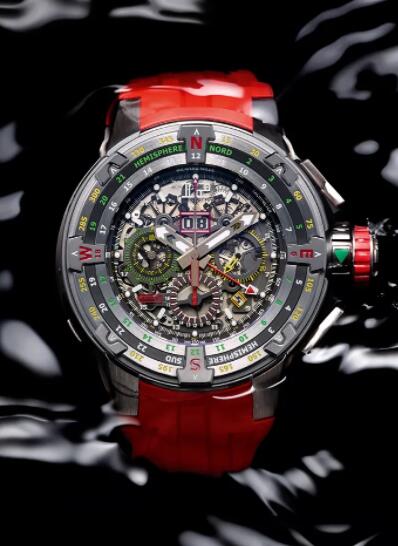 Richard Mille RM 60-01 Replica Watch Automatic Winding Flyback Chronograph Regatta Red Rubber